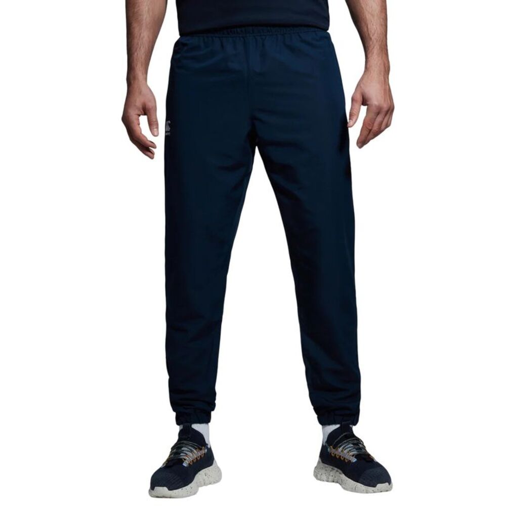Canterbury Mens Club Plain Tapered Leg Tracksuit Bottoms / Navy